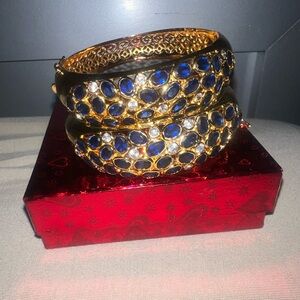 Gold plated bangles